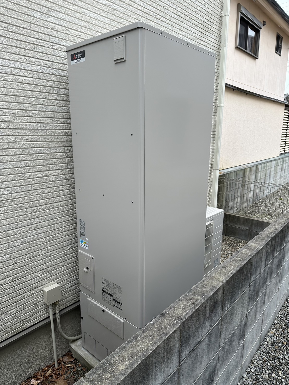 加古川市20240129Aエコキュート交換工事三菱エコキュートSRT-S466高効率節電エコキュート